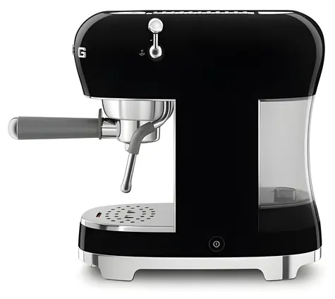 SMEG ECF02BLEU schwarze Hebel-Kaffeemaschine