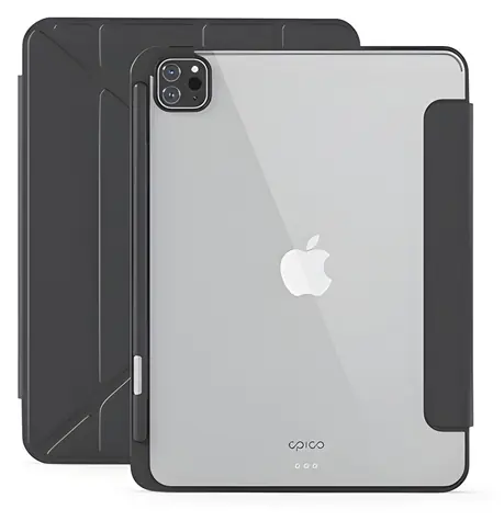 Epico Hero Flip Case schwarz / Klapphülle / Apple iPad Pro 12,9" (2018-2022) / iPad Air 13" M2/M3/M4