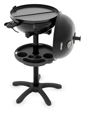 Tristar BQ-2885 / Elektrogrill / Durchmesser 41 cm / 2000-2400 W / mit Ständer