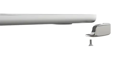 Compulocks Ledge Lock MacBook Air 13" M2-M4 silber / Sicherheitsadapter / mit Zahlenschloss