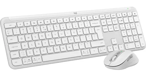 Logitech Signature Slim MK950 weiß / Tastatur + Maus / kabellos