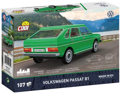 Cobi 24644 Volkswagen Passat B1 grün / Bausatz / 1:35 / 107 Teile / ab 7 Jahren