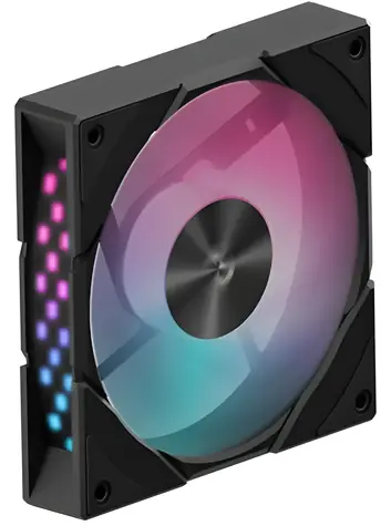 DEEPCOOL CG580 schwarz / Gehäuselüfter / 120 mm / RGB / PWM / 400-1300 U/min / Großpackung