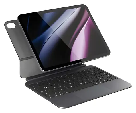 Epico UltraBoard EK40 Space Black / Tastatur mit Hülle / für Apple iPad 10,9" (2022) und 11" (A16) / SK-Layout