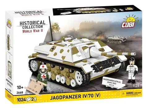 Cobi 2668 Jagdpanzer IV/70 (V) Sd.Kfz.162/1 / Plastikbausatz / 1:28 / 1024 Würfel / 2 Figuren / ab 10 Jahren