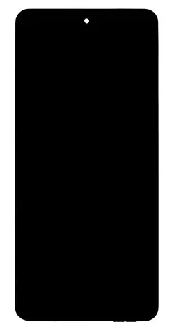 Für Samsung M556 Galaxy M55 5G schwarz / LCD-Display mit Touchscreen und Frontabdeckung