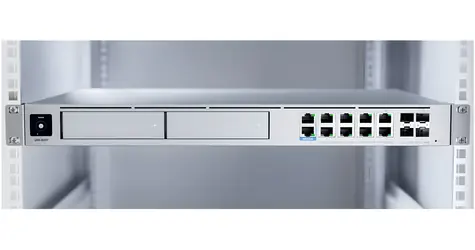 Ubiquiti UniFi Dream Machine Beast / Sicherheitsgateway / IDS/IPS 25 Gbit/s / 8x 10G RJ45 / 2x 25G SFP28 / 1U Rack