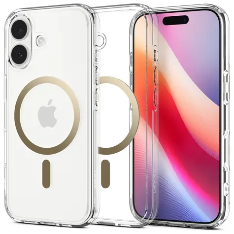 Spigen Ultra Hybrid MagSafe Klargold / Schutzhülle / Apple iPhone 17 / MagSafe