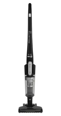 Rowenta RH 6545 WH Air Force Akku-Stielstaubsauger, schwarz, kabellos, beutellos, 0,65 l, 80 dB, LED-Beleuchtung, 30 Minuten Betriebsdauer