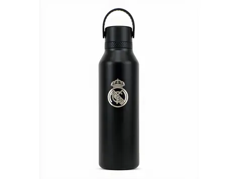 Runbott Mii 600 ml Real Madrid Schwarz / Thermosflasche / Vakuumisolierung / Edelstahl 304