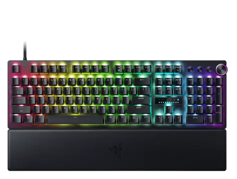 Razer Huntsman V3 Pro 8 kHz, schwarz / Gaming-Tastatur / optisch-analog / Rapid / RGB / USB / US-Layout