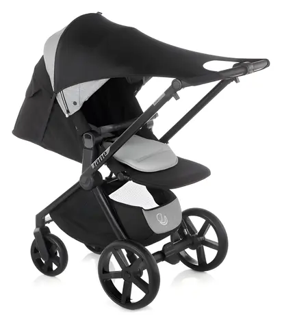 Jané Universal Sonnenschutz schwarz / Sonnenschutz für Kinderwagen / UPF 50+