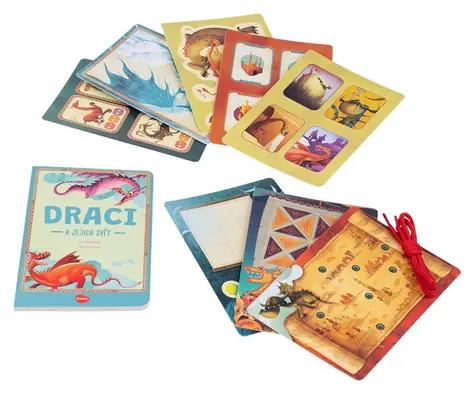 Drachen und ihre Welt - Unterwegs / Spielbox / Buch + 20 Aktivitätskarten
