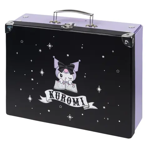 BAAGL Kuromi Fortune Dream / Faltbarer Schulranzen mit Zubehör / 32,5 x 10,5 x 26 cm