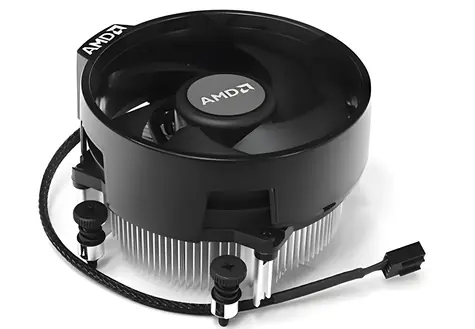 AMD Wraith Stealth / CPU-Kühler / Sockel AM4 und AM5 / 90 mm / 2500 U/min / 4-Pin