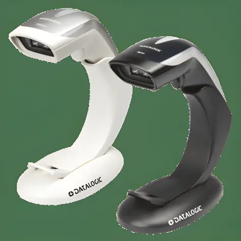 Datalogic Heron HD3430 Kit2-USB weiß / 2D-Barcodescanner / Multi-IF / USB-Kabel / Ständer