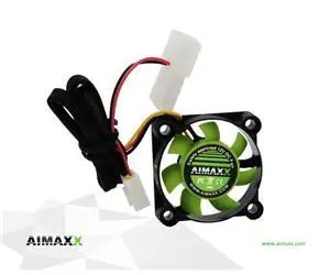AIMAXX eNVicooler 4thin GreenWing / Lüfter / 40 mm / 3-Pin / 3000-6000 U/min / 18,5 dB