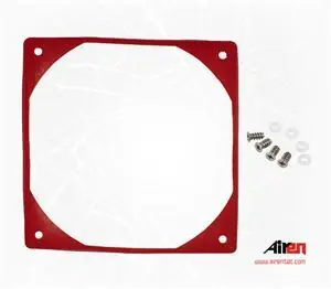 Airen RedVibes Lüfter 140 rot / Antivibrationspad / 140 mm
