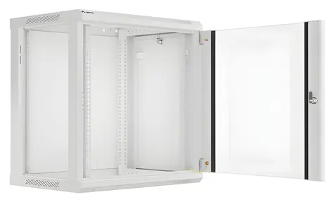 Lanberg WF01-6412-10S grau / Wandschrank / 19" / 12 HE / 600 x 450 mm / 60 kg