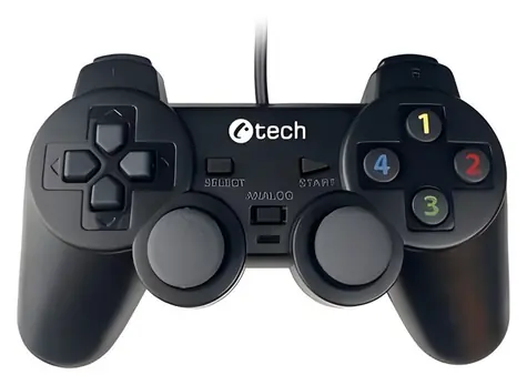 C-tech Callon / Gamepad für PC & PS3 / 2x analoge Controller / X-Input / Vibrationsfunktion / 1,8 m Kabel / USB