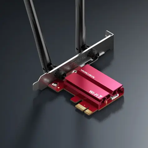 Mercusys MA37BE / Wi-Fi 7 PCIe-Adapter BE6500 / Dualband 2,4 & 5 GHz / Bluetooth