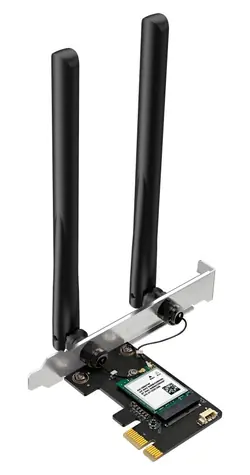 Mercusys MA70XE / Wi-Fi 6 PCI-E Adapter AX1800 / 574 + 1201 Mbit/s / BT 5.4 / Dualband