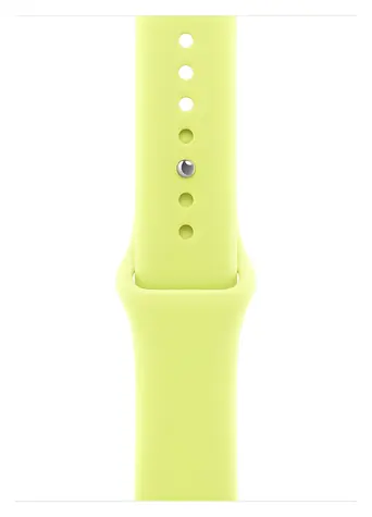 Apple Watch Sportarmband 46 mm Neongelb / Sportarmband für Apple Watch / S/M / 140-190 mm