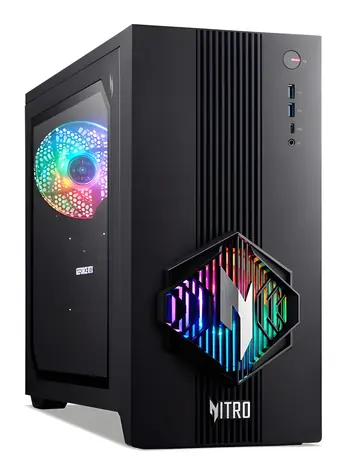 Acer Nitro N30-100 schwarz / Gaming-Computer / AMD RYZEN 7 8700F / 32 GB DDR5 / 1 TB SSD / RX 9070 XT 16 GB / Windows 11