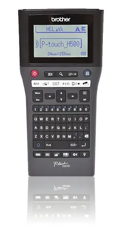 Brother PT-H500 / Selbstklebender Etikettendrucker / 180 dpi / LCD / TZe 3,5-24 mm / USB