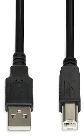 ibox IKU2D schwarz / USB-Kabel / USB 2.0 / USB-A - USB-B / 1,8 m