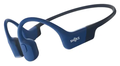 Shokz OpenRun blau / Bluetooth-Kopfhörer / vor den Ohren / IP67 / BONE der 8. Generation