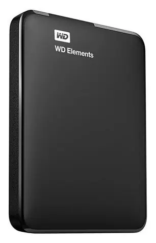 WD 2 TB schwarze tragbare Festplatte / 2,5" / USB 3.0