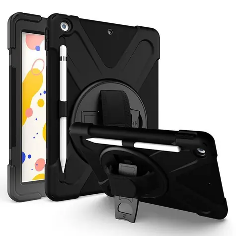 eSTUFF AUSTIN Defender schwarz / Hülle / Apple iPad 10.2 / Polycarbonat