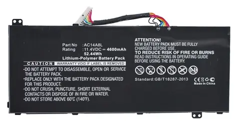 CoreParts Akku für Acer Aspire VN7, schwarz / Laptop-Akku / Aspire V15 Nitro / VN7-571 / VN7-571G