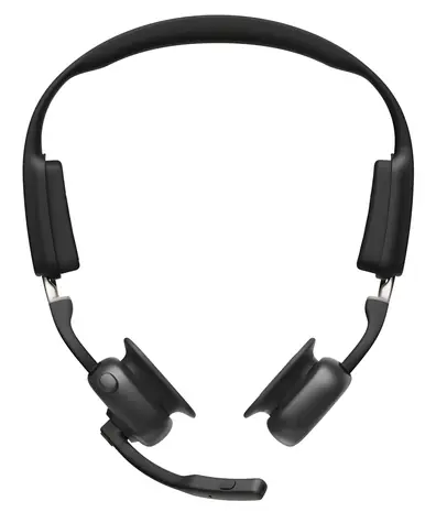 Shokz OpenMeet schwarz / Bluetooth-Kopfhörer / Over-Ear mit Mikrofon / BONE / BT 5.4 / 15 Std.