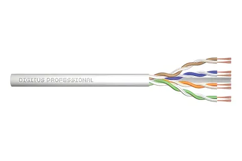 Digitus CAT 6A U/UTP grau / Installationskabel / Draht AWG26/7 / LSZH / 305 m