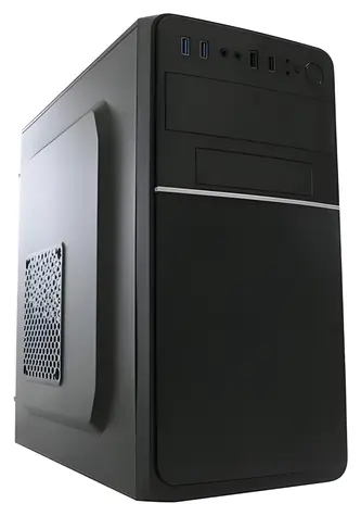 LC-Power 2015MB schwarz / PC-Gehäuse / Micro-Tower / Micro-ATX / 2x USB 3.0 / 2x USB 2.0