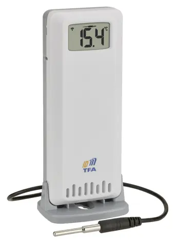 TFA 30.3905.02 / Drahtloser Temperatur- und Feuchtigkeitssensor / Kabelgebundener Temperatursensor / für TFA/ 868 MHz