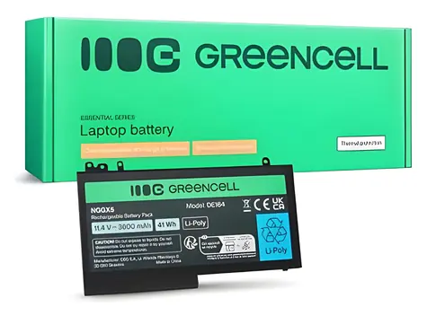 Green Cell DE164 Akku für DELL Latitude E5470, E5270, E5570, E5750 / Li- POL / 11,4 V / 3600 mAh