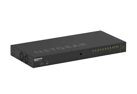 Netgear M4250-10G2F-POE+ / Managed Switch / 10x Gigabit PoE+ / 2x SFP / PoE 125 W