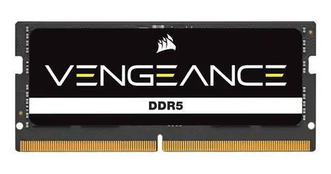 Corsair Vengeance 16 GB (1x 16 GB) Schwarz / RAM / DDR5 5200 MHz / CL44 / SO-DIMM / 1,1 V