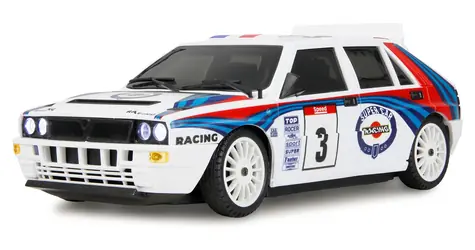 AMEWI RC-Car Drift Sport LR28 4WD weiß / 1:28 / Alter: 8+ / RTR / 2,4 GHz / 500 mAh 3,7 V LiPo-Akku / LED-Beleuchtung
