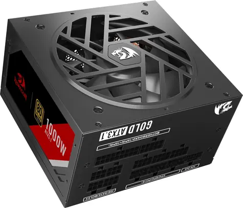 Redragon Master GC-MS03 1000W / Netzteil / ATX 3.1 / 80PLUS Gold / Modulares Kabelsystem / 120-mm-Lüfter