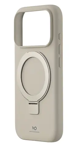 White Diamonds Mag Urban Stand Case, sandfarben / Schutzhülle mit Ständer / Apple iPhone 17 Pro / MagSafe