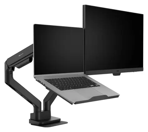 BenQ ERGO AMR LTB01 schwarz / Laptopständer / Tragkraft 5 kg / VESA 75x75