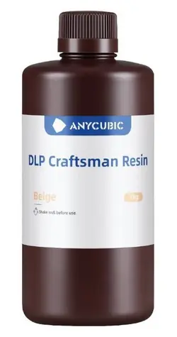 Anycubic Craftsman DLP-Harz beige 1 kg / DLP-Harz - flüssiges Druckmaterial / 365-405 nm