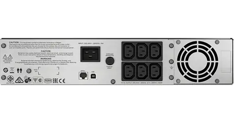 APC SMART-UPS C 2000VA LCD RM 2U / USV-Notstromversorgung / 2000 VA / 1300 W / 230 V / Line-Interactive