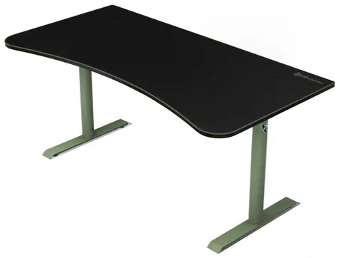 Arozzi ARENA Gaming-Schreibtisch Waldgrün / Gaming-Tisch / L: 160 cm / B: 71-82 cm / H: 71-81 cm
