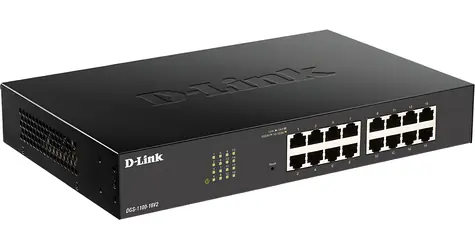 D-Link DGS-1100-16V2 / Easy SMART Switch / 16x Gigabit / lüfterlos