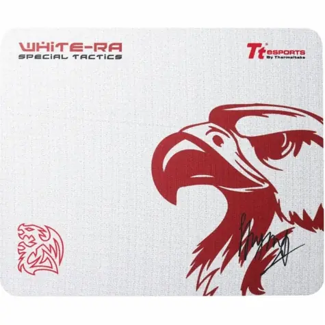 TT eSPORTS White Ra white / Gaming-Mauspad / Medium